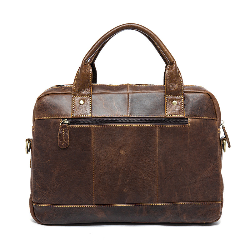 Genuine Leather Men's Business Briefcase