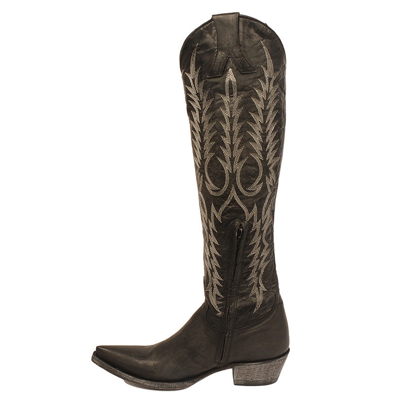 Embroidered Western Boots for Women