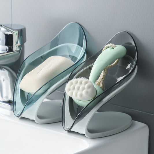 Leaf-Shaped Self-Draining  Soap Holder