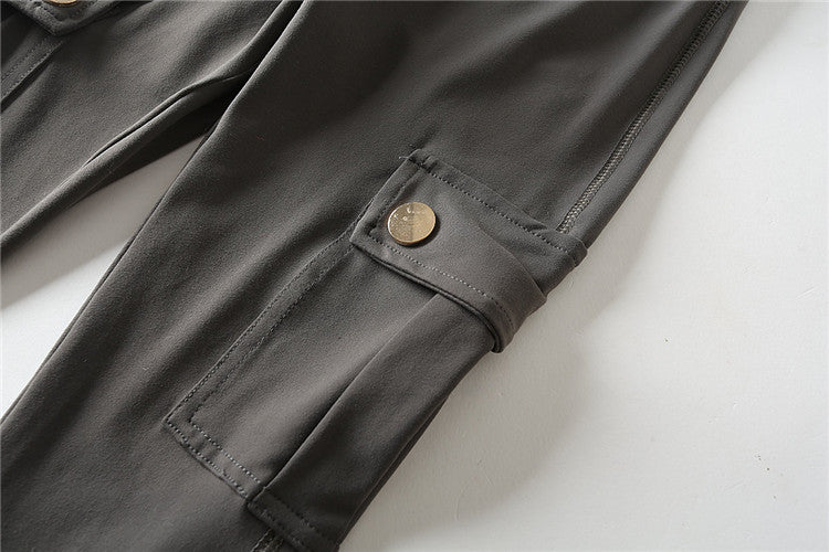 Women's High-Waisted Butt-Lifting Cargo Leggings