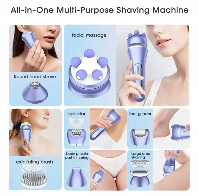 7-in-1 Multifunctional Electric Hair Removal Kit