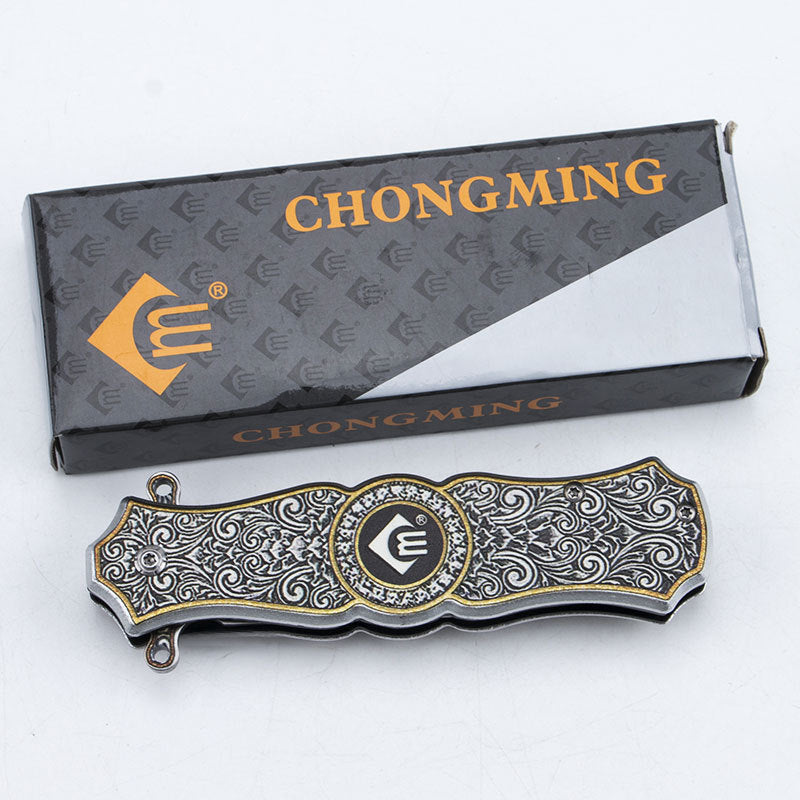 Stainless Steel Gyroscopic Folding Knife