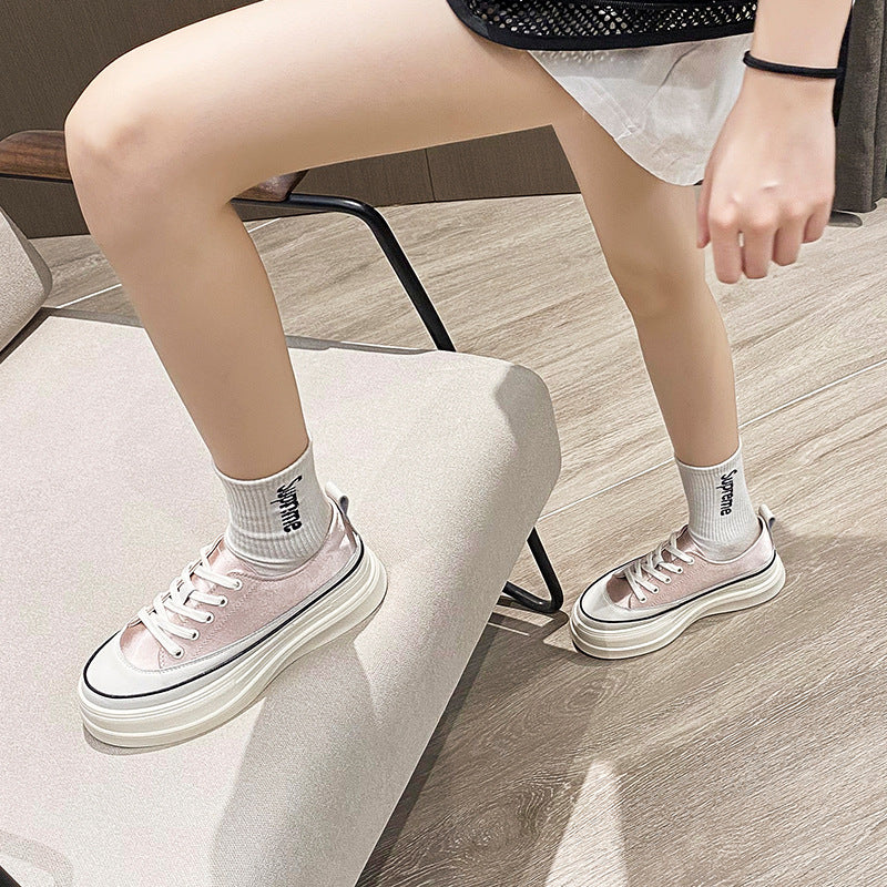 Women's Platform Canvas Sneakers