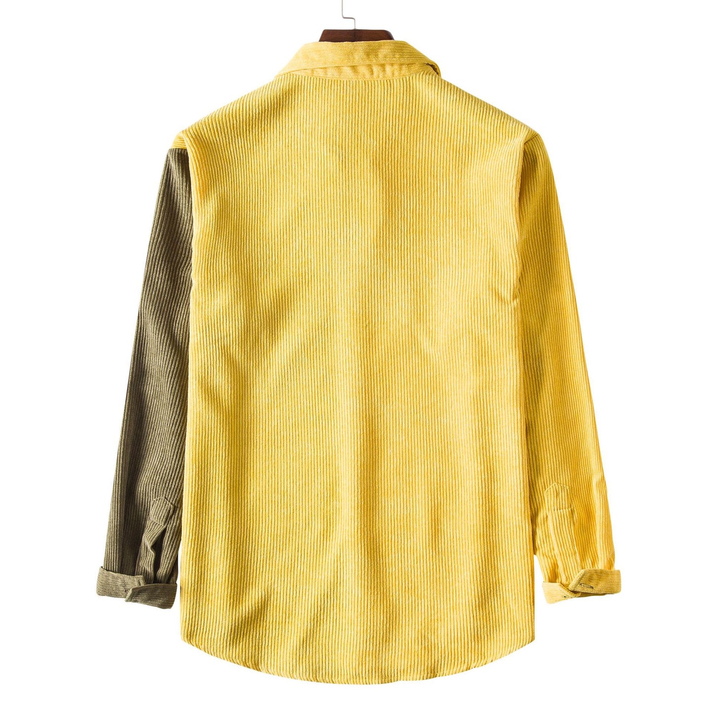Men's Patchwork Corduroy Shirt