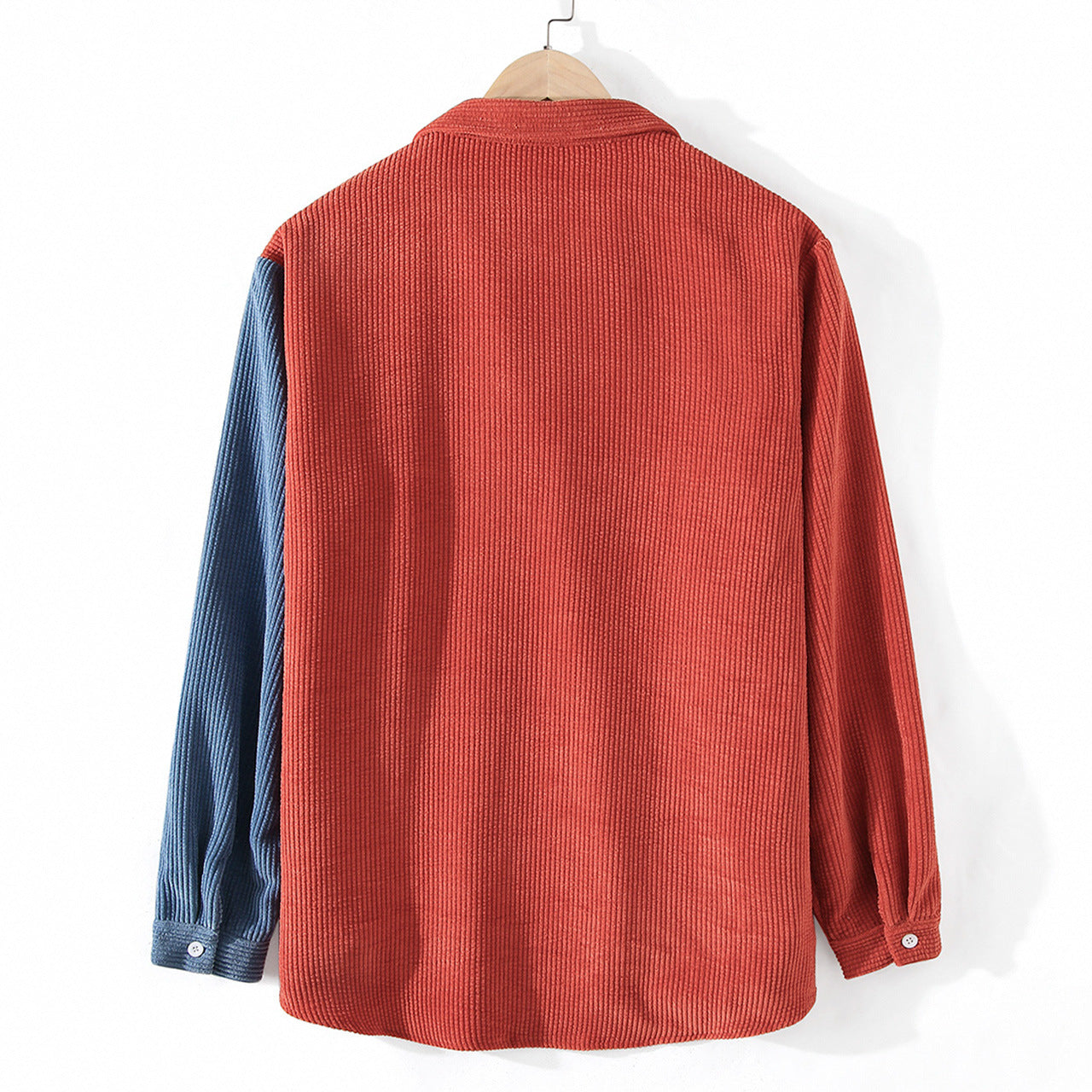 Men's Two-Tone Corduroy Shirt