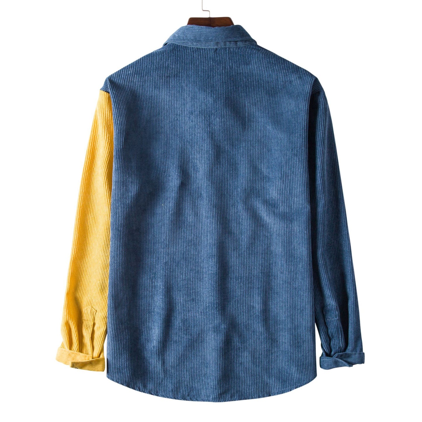 Men's Patchwork Corduroy Shirt