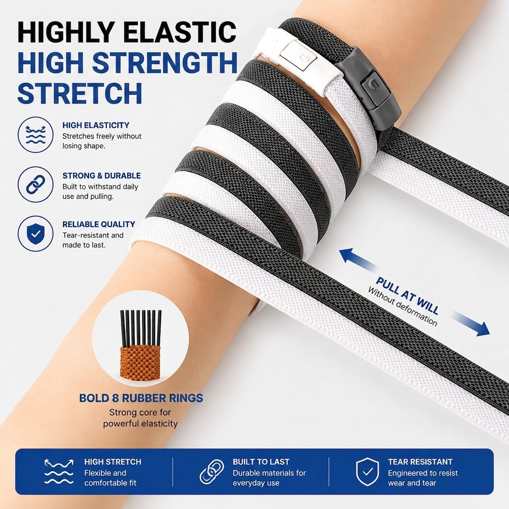 No-Tie Elastic Buckle Shoelaces