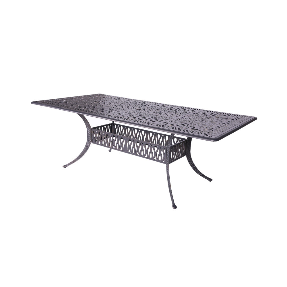 7-Piece 84" Aluminum Outdoor/Patio Dining Set with Cushions