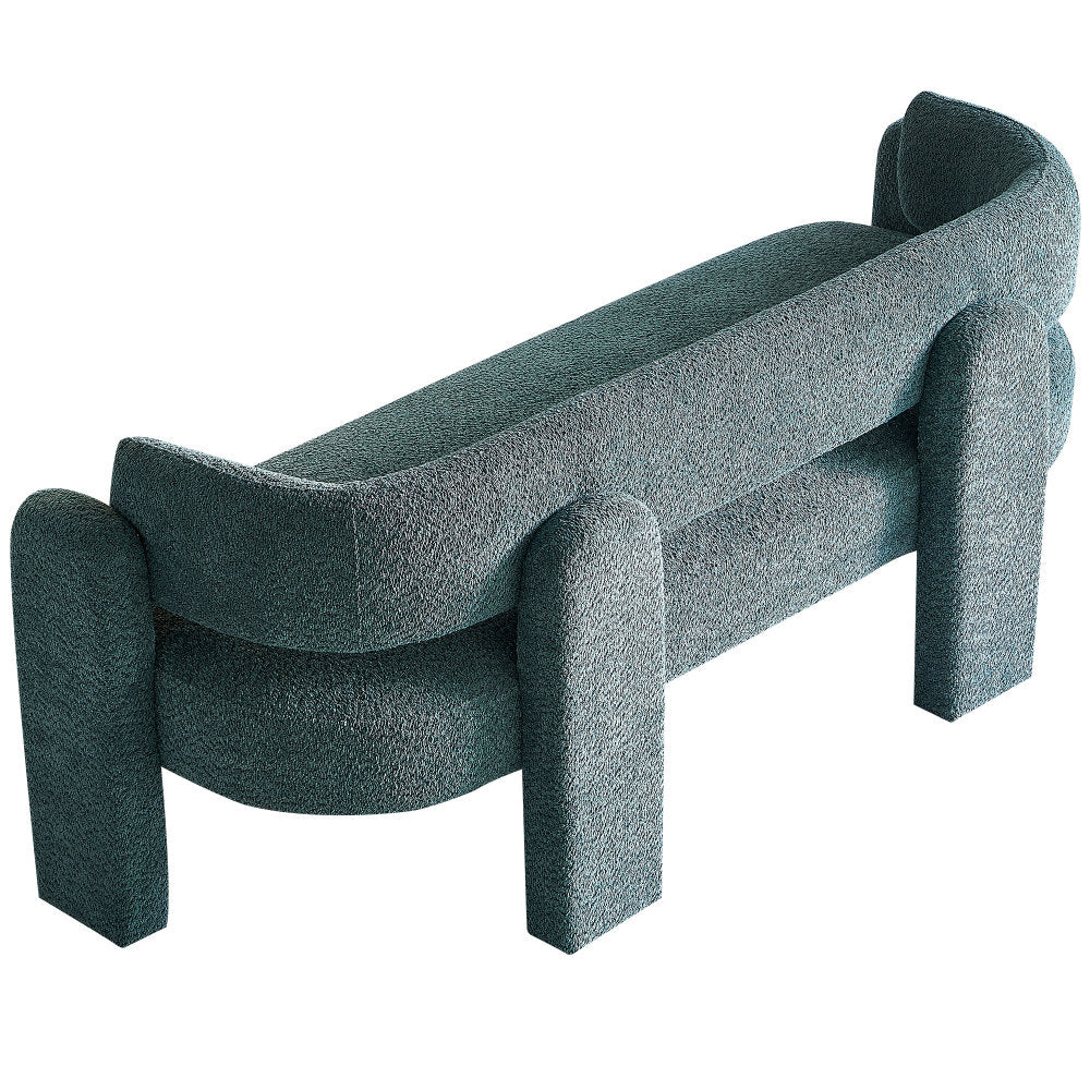 Bouclé Upholstery Modern Sofa