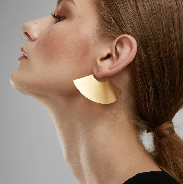 Retro Gold Plated Dangle Earrings