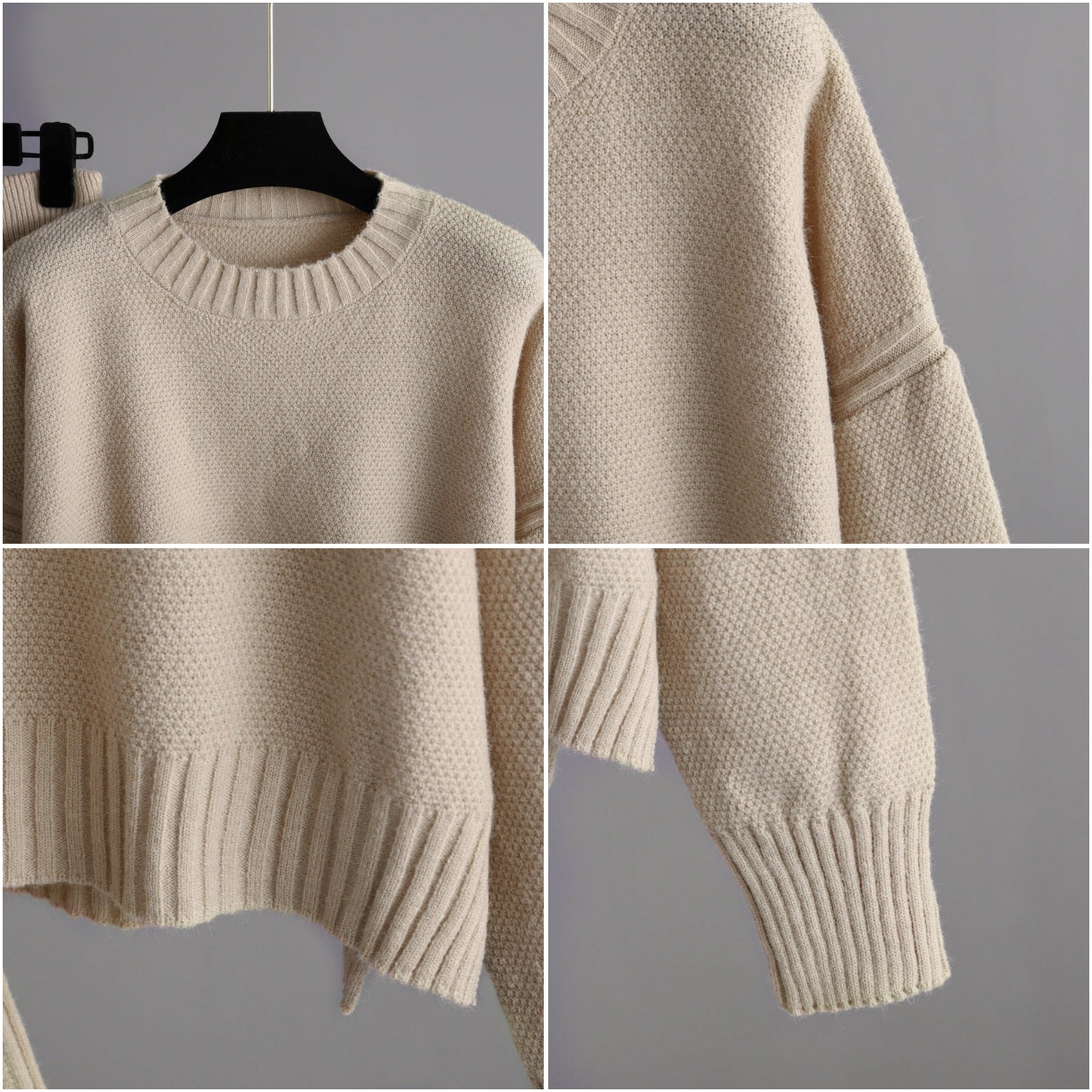 2-Piece Women's Knitted Sweater & Pants