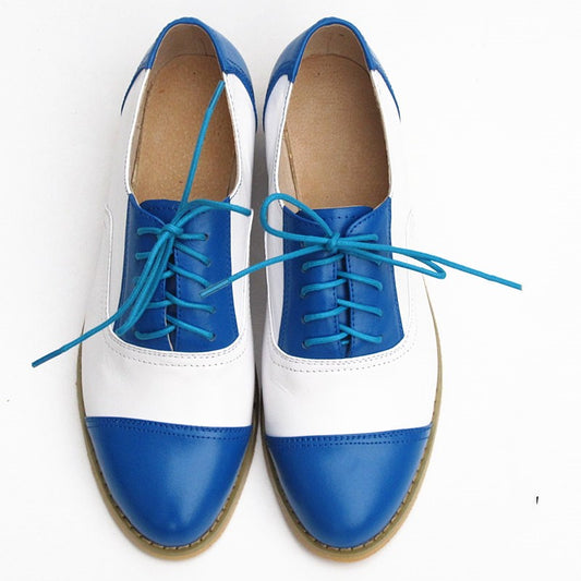 Leather Oxford Flats for Women
