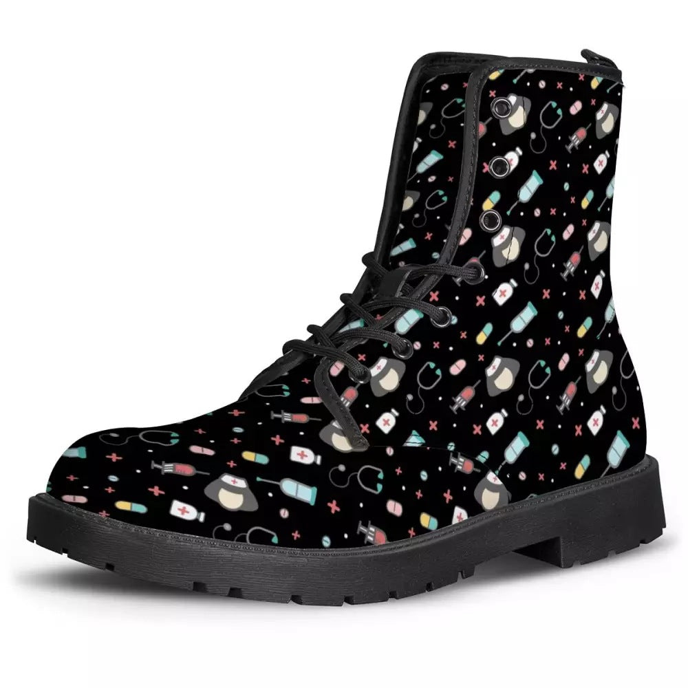 Unisex Print Boots