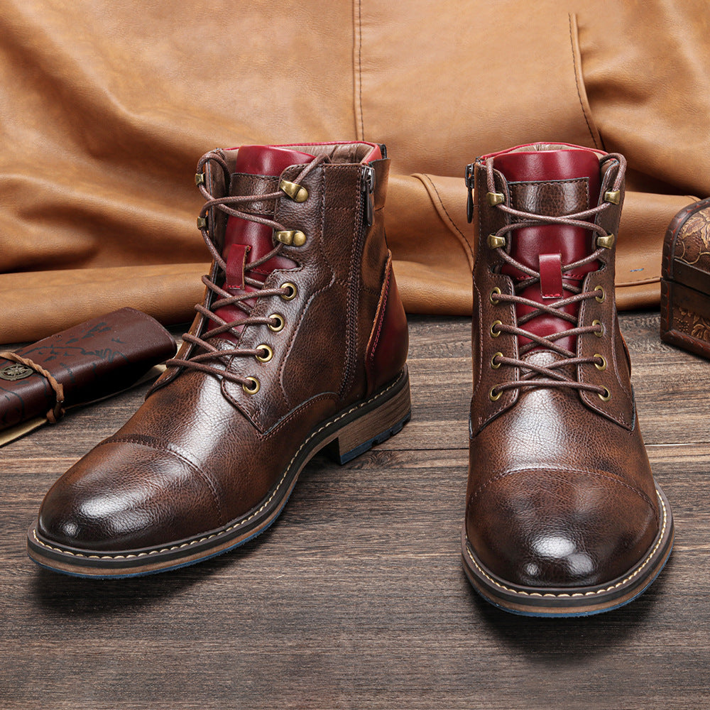 Hand Tooled Leather Boots