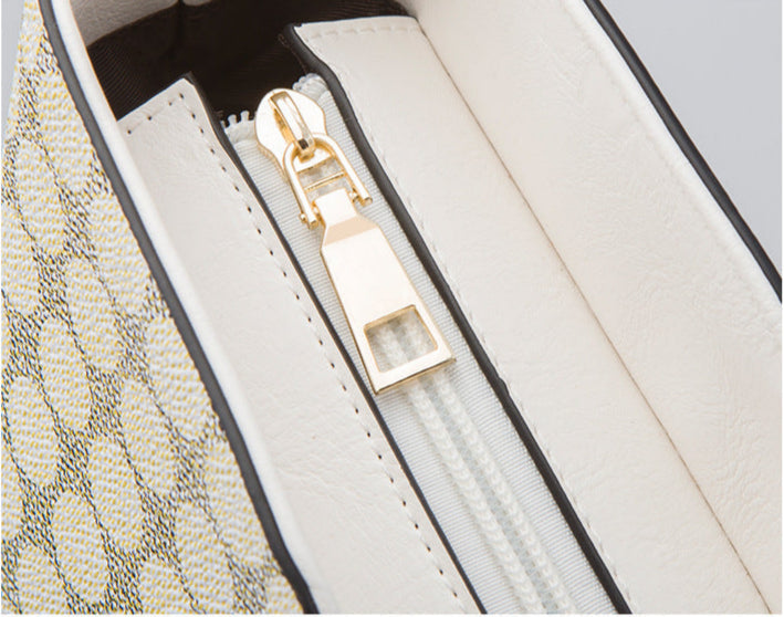 4-Piece Polka PU Leather Handbag Set