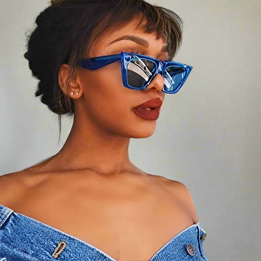 Cat-Eye Oversized Sunglasses