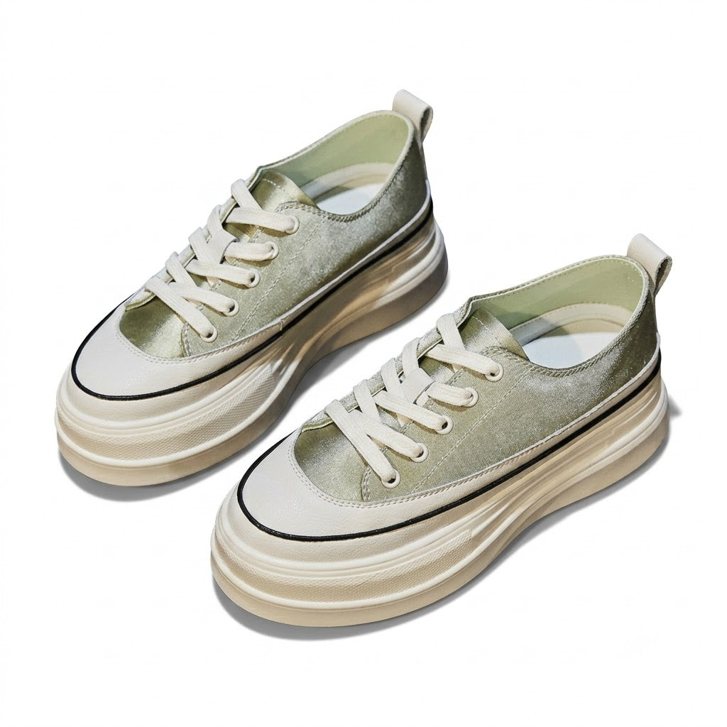 Women's Platform Canvas Sneakers