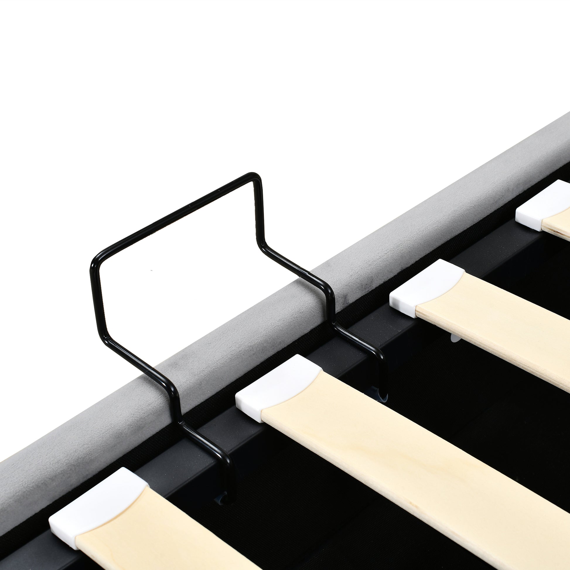 180x200 cm Upholstered Super King Bed with Hydraulic Lift-Up Storage