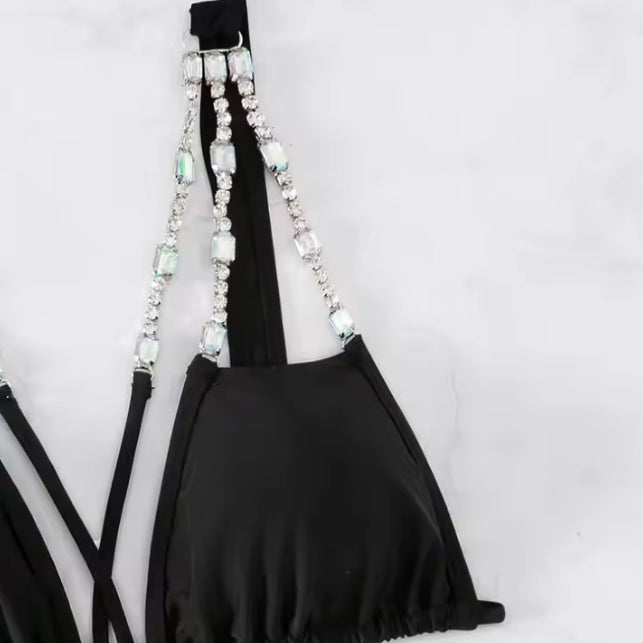 Rhinestone Bikini Set