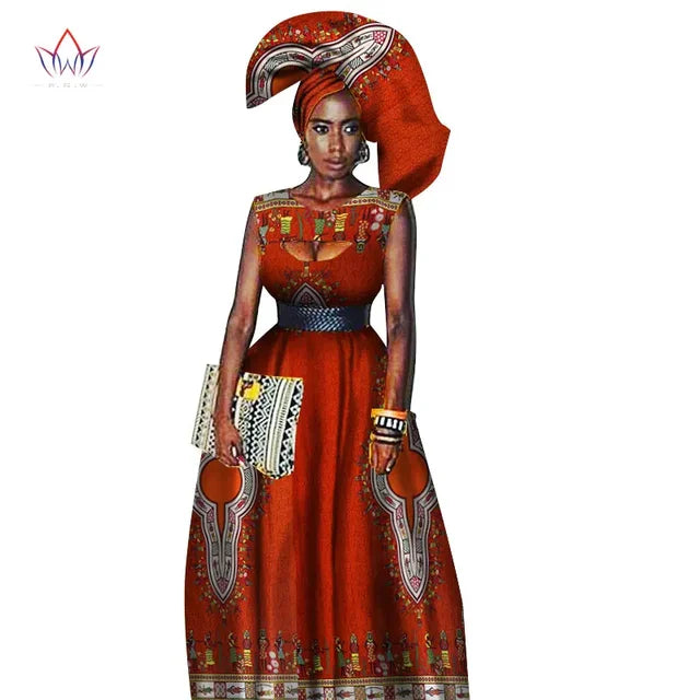 Dashiki Traditional African Long Print  Dress