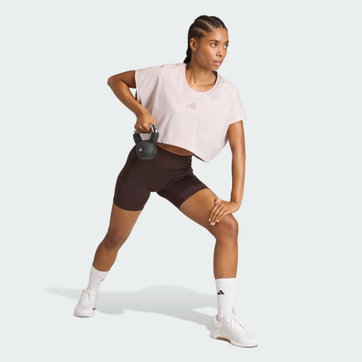 ADIDAS PrimeLift Workout Cropped Boxy Tee