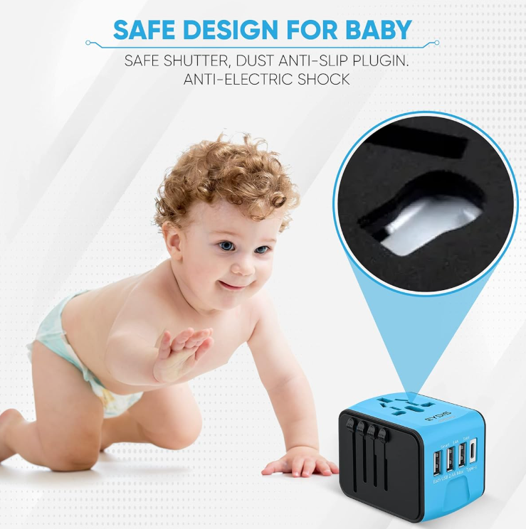 2500W Universal High-Power Travel Adapter