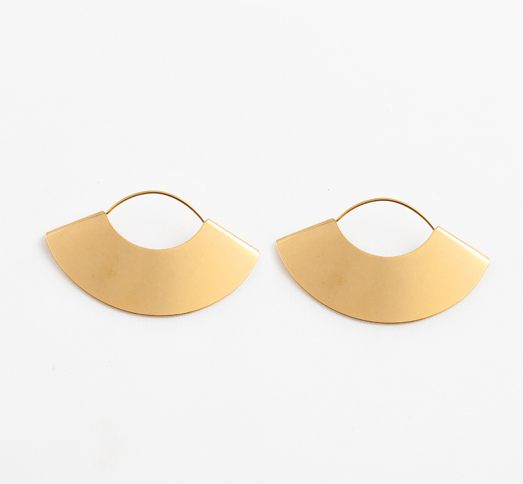 Retro Gold Plated Dangle Earrings