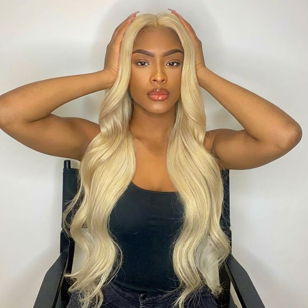 13x4 Lace Front Real Human Hair Body Wave Wig – 14-inch/35.5cm