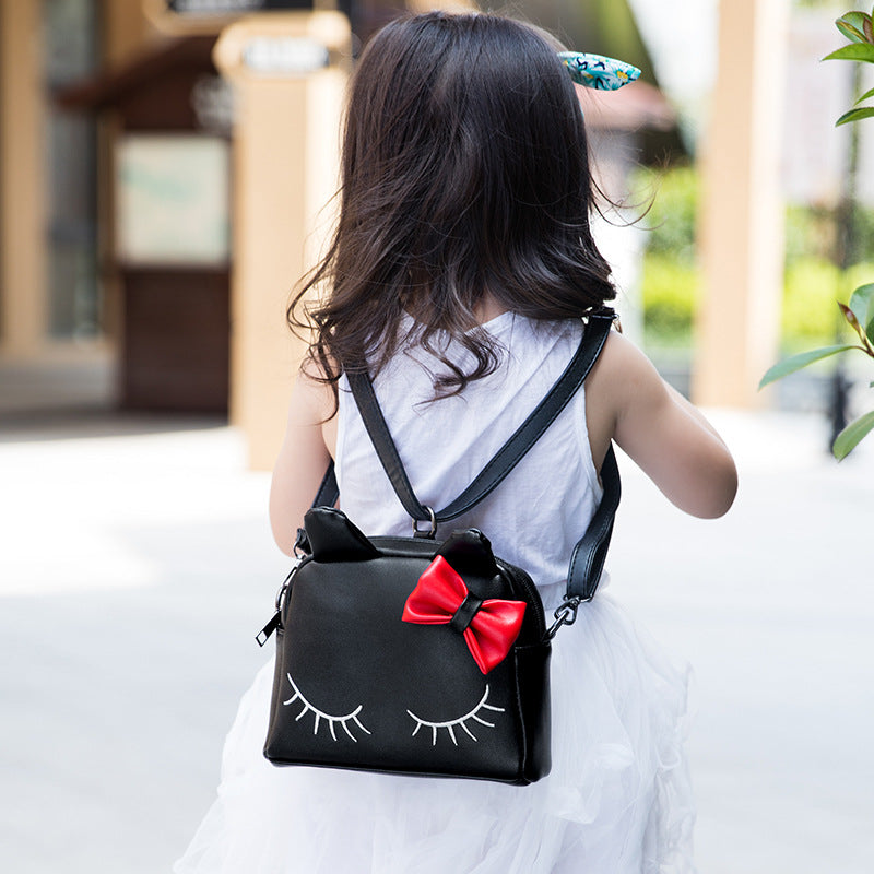 Girl's Cute Cat Ear Convertible Bag