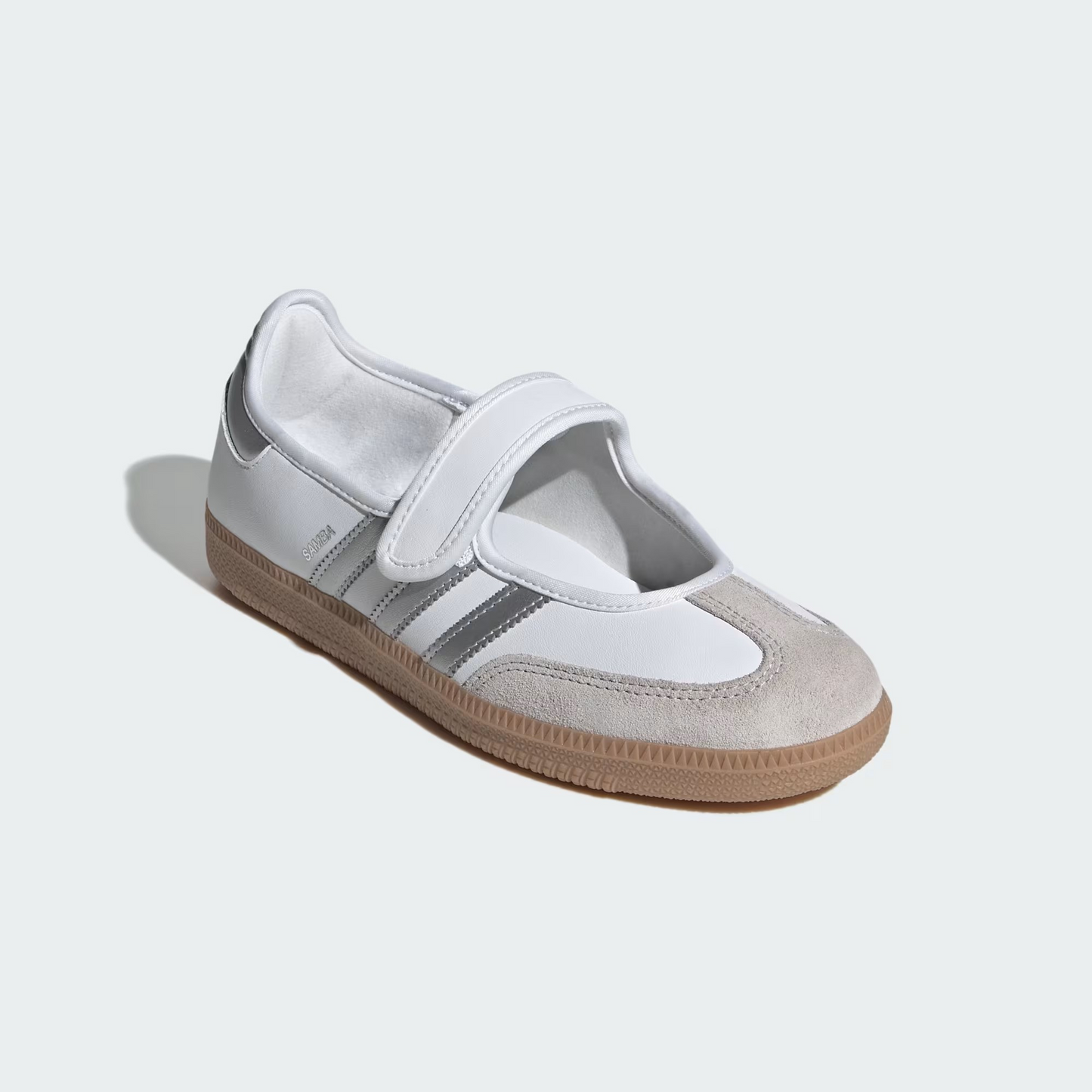 ADIDAS Women's Samba Jane Sneakers – Off-White/Silver Metallic