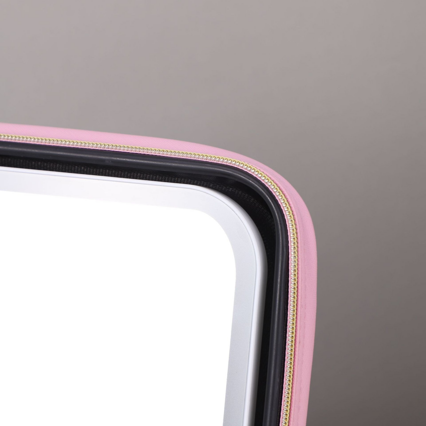 Portable Travel Makeup Case with Built-in LED Lighted Mirror