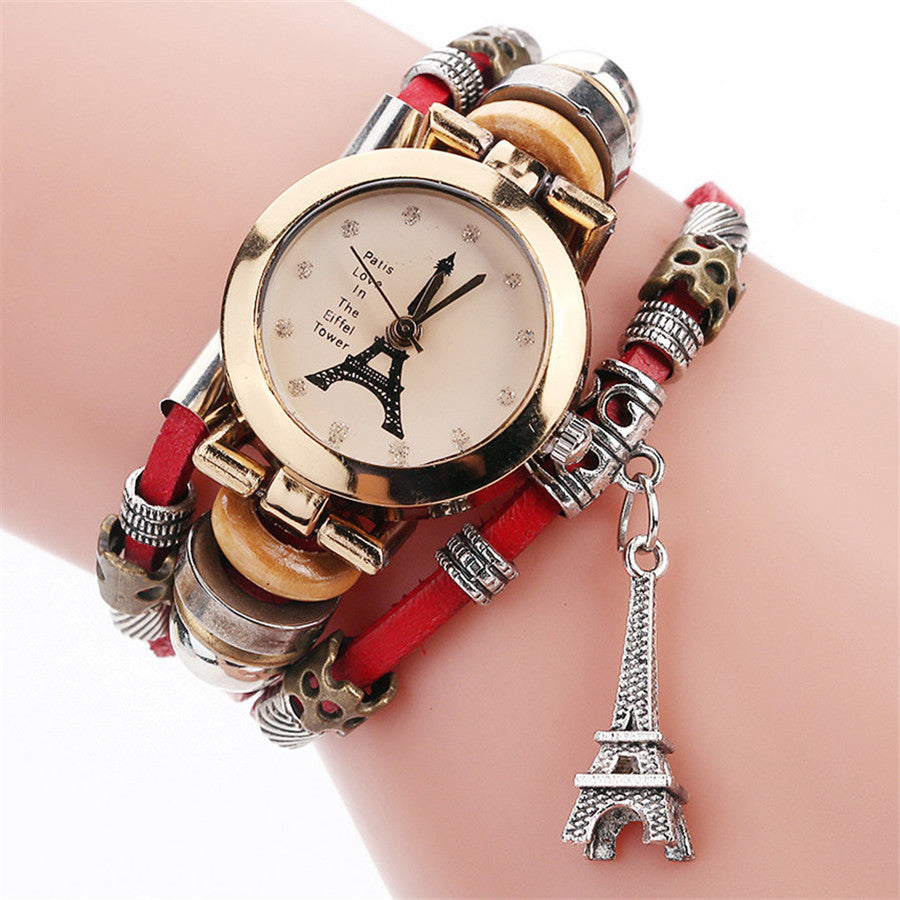 Genuine Leather Handmade Bracelet Watch