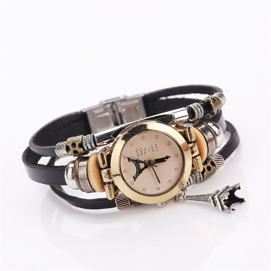 Genuine Leather Handmade Bracelet Watch