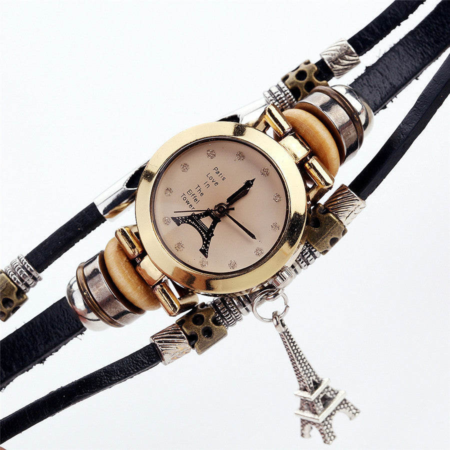 Genuine Leather Handmade Bracelet Watch