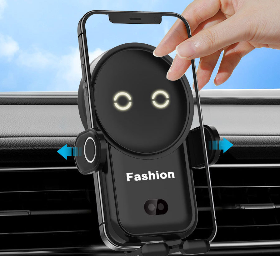 15W Wireless Smart Sensor Auto-Clamping Car Phone Holder