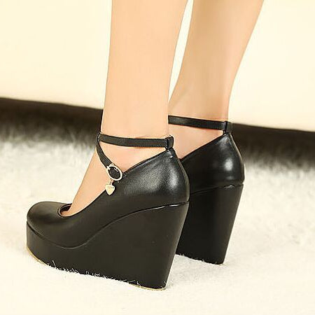 Ankle Strap Wedge Sandals