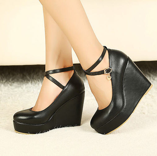 Ankle Strap Wedge Sandals