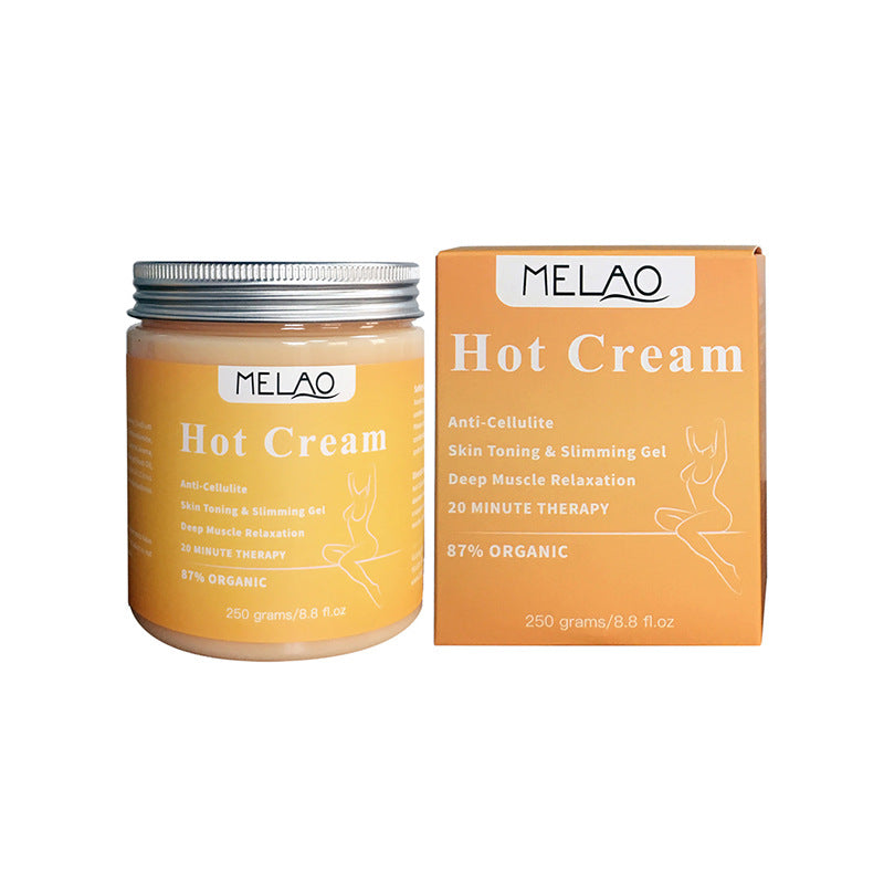 MELAO Hot Cream, Anti-Cellulite, Skin Toning & Slimming Massage Gel – FDA Approved