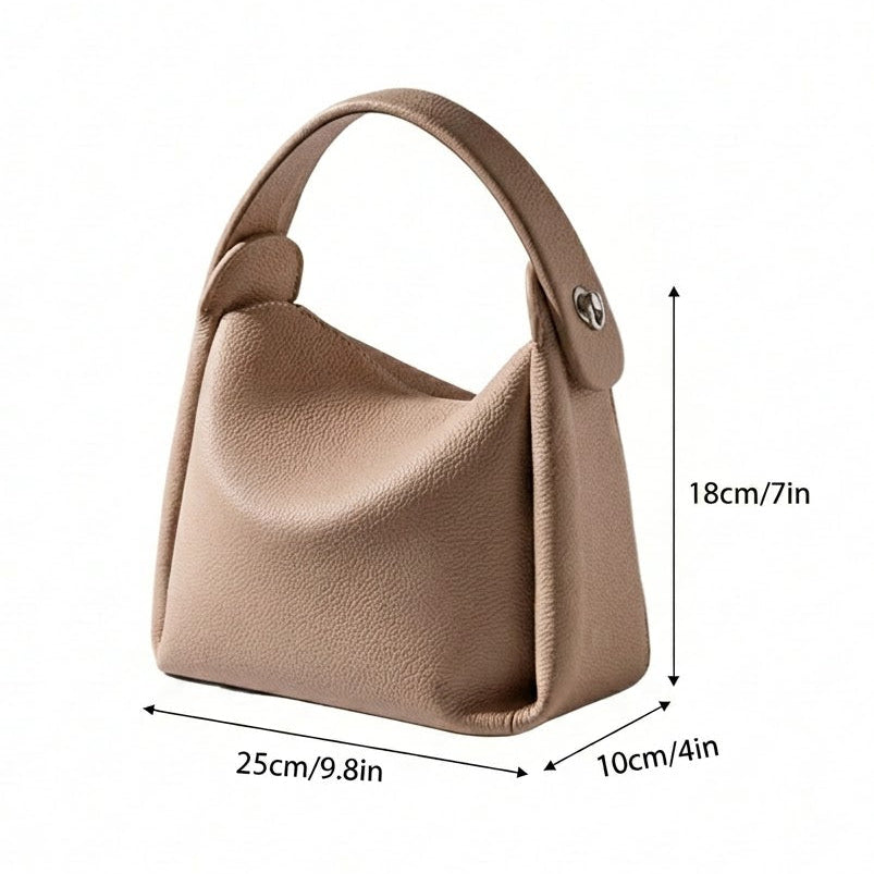 Convertible Hobo Handbag – Genuine Cowhide Leather