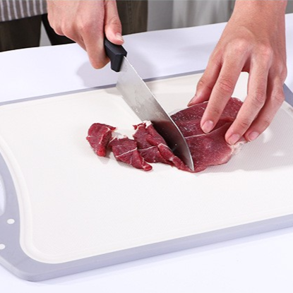 Double-Sided Stainless Steel Cutting Board