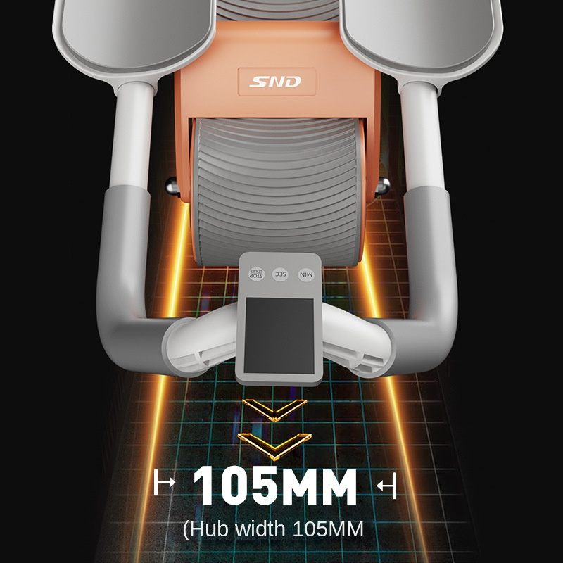 Automatic Rebound Ab Roller Wheel with Elbow Support and Phone Holder