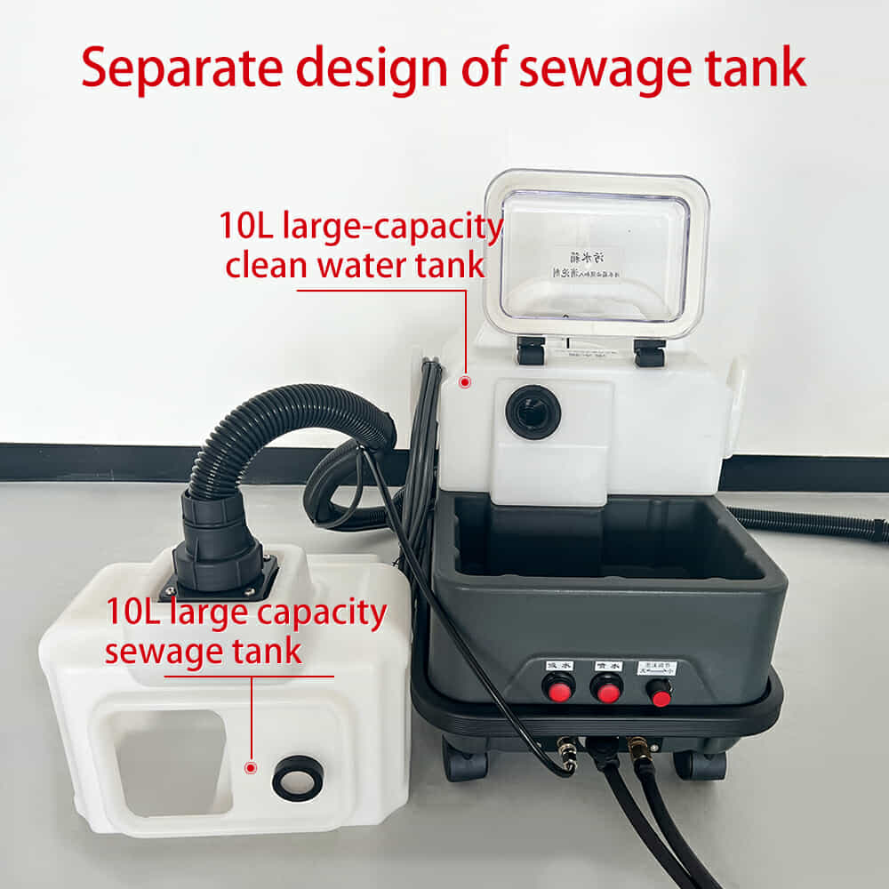 10L Steam Carpet and Upholstery Extractor, Commercial & Residential