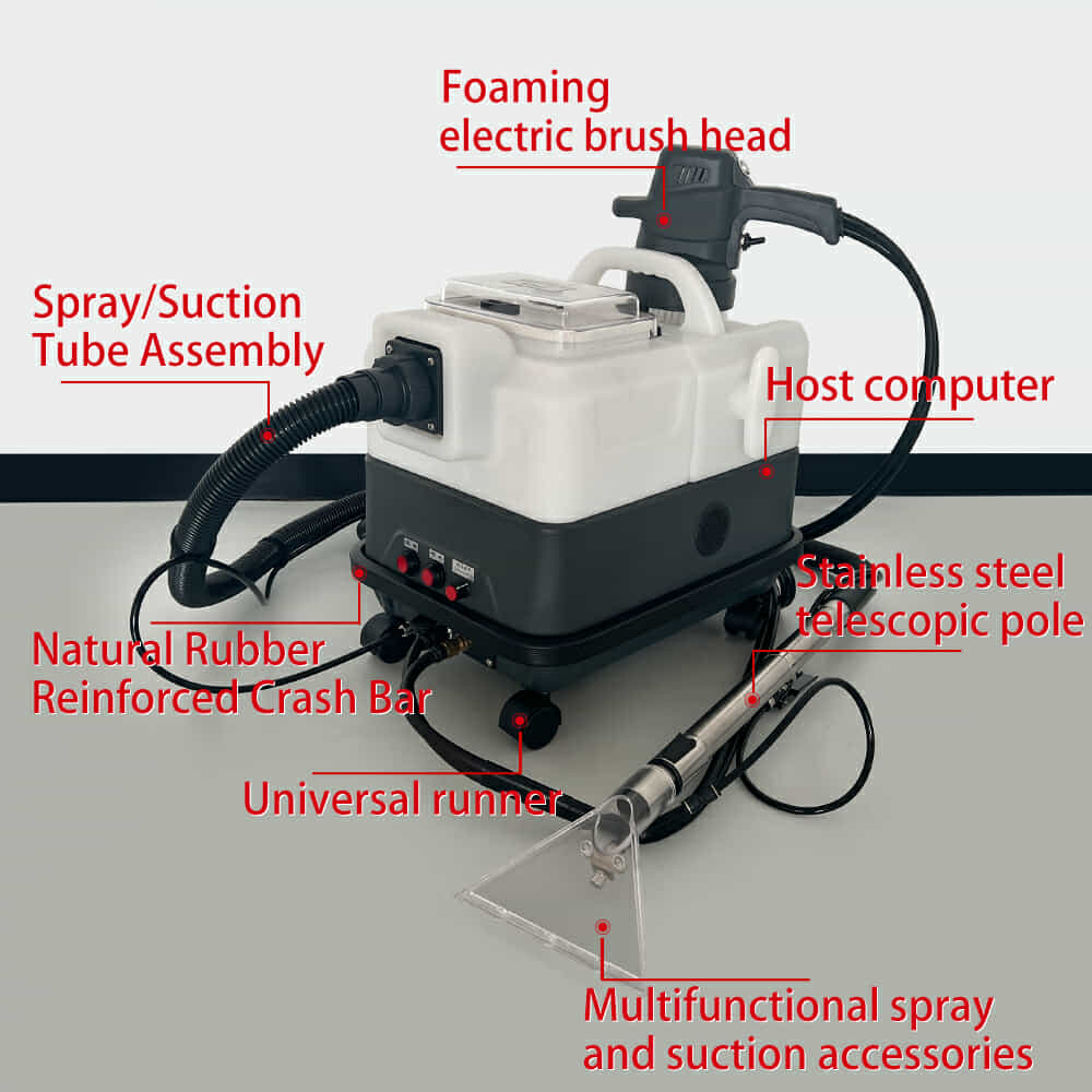 10L Steam Carpet and Upholstery Extractor, Commercial & Residential