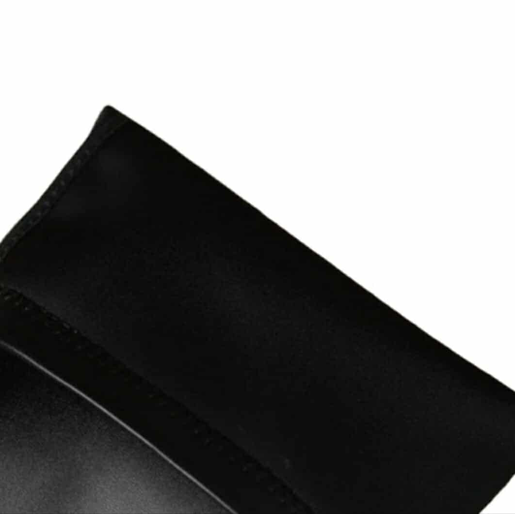 Chunky Over-The-Knee Leather Boots