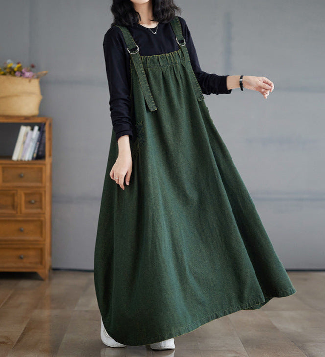 Loose Denim  Jumper Dress