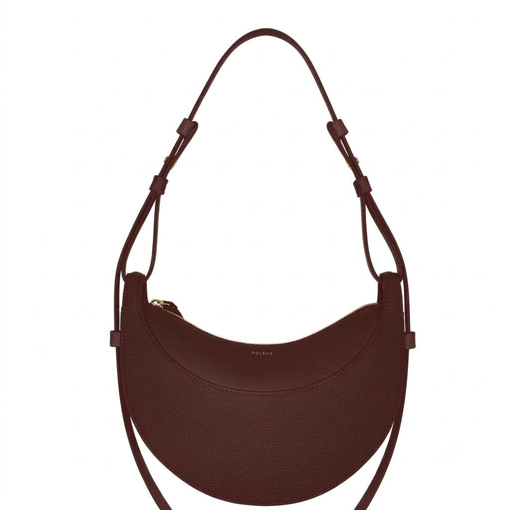 Polène Numéro Dix Shoulder Bag – Genuine Cowhide Leather