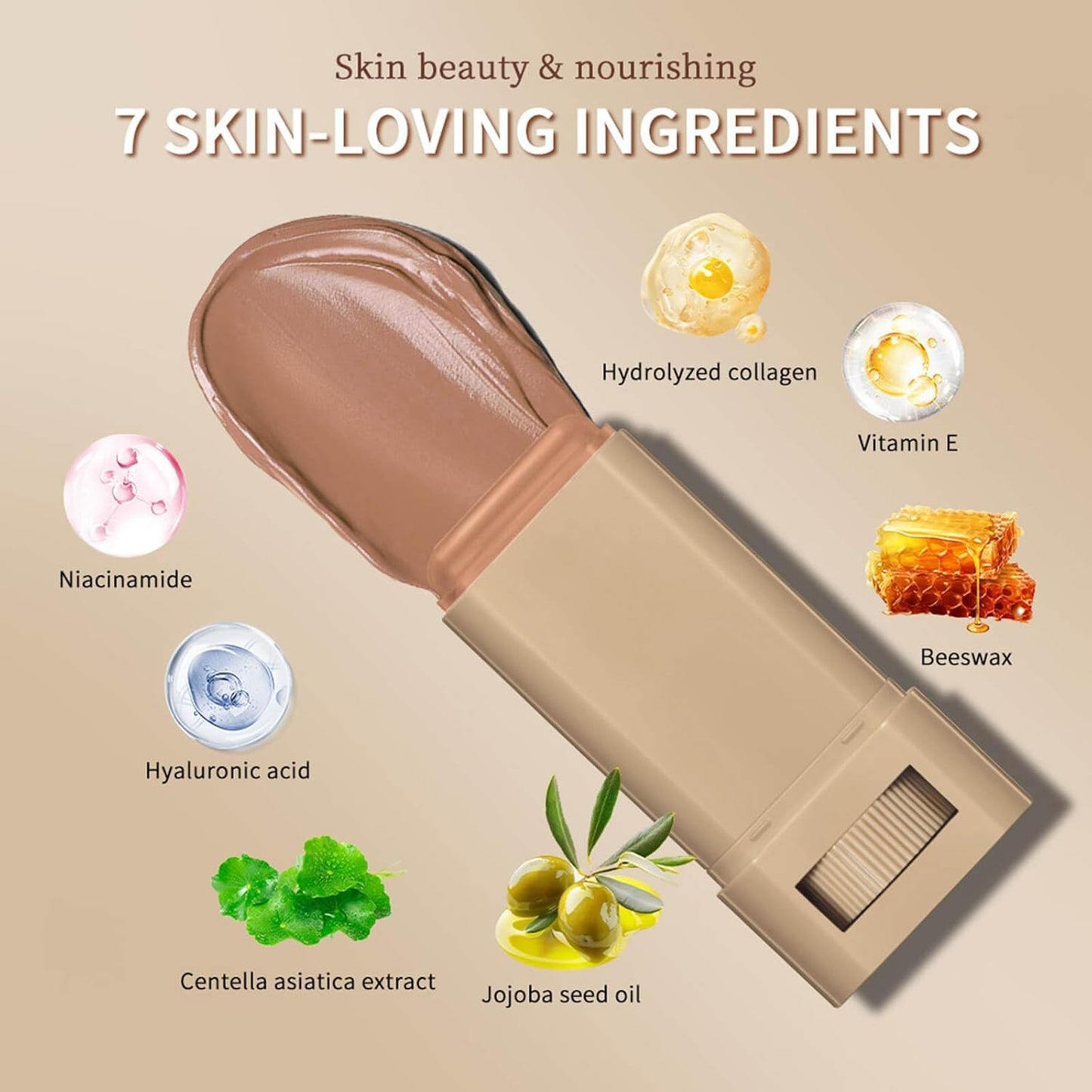 LAKERAIN 3-in-1 Beauty Balm Serum Boosted Skin Tint – Six Shades