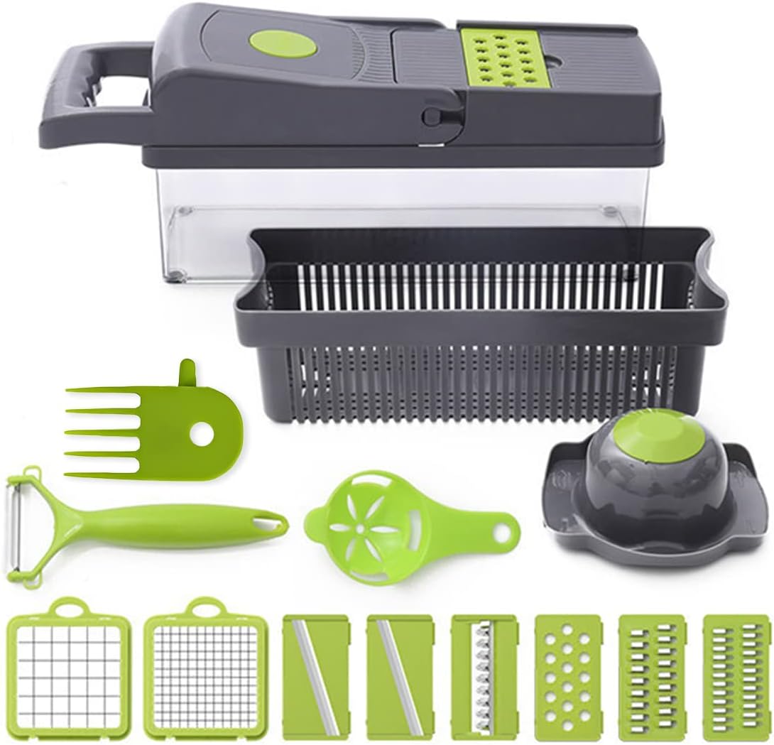 16-in1 Multifunctional Vegetable Chopper, Slicer and Grater