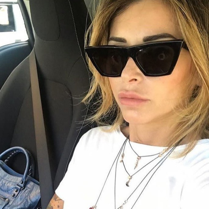 Oversized Cat-Eye Sunglasses