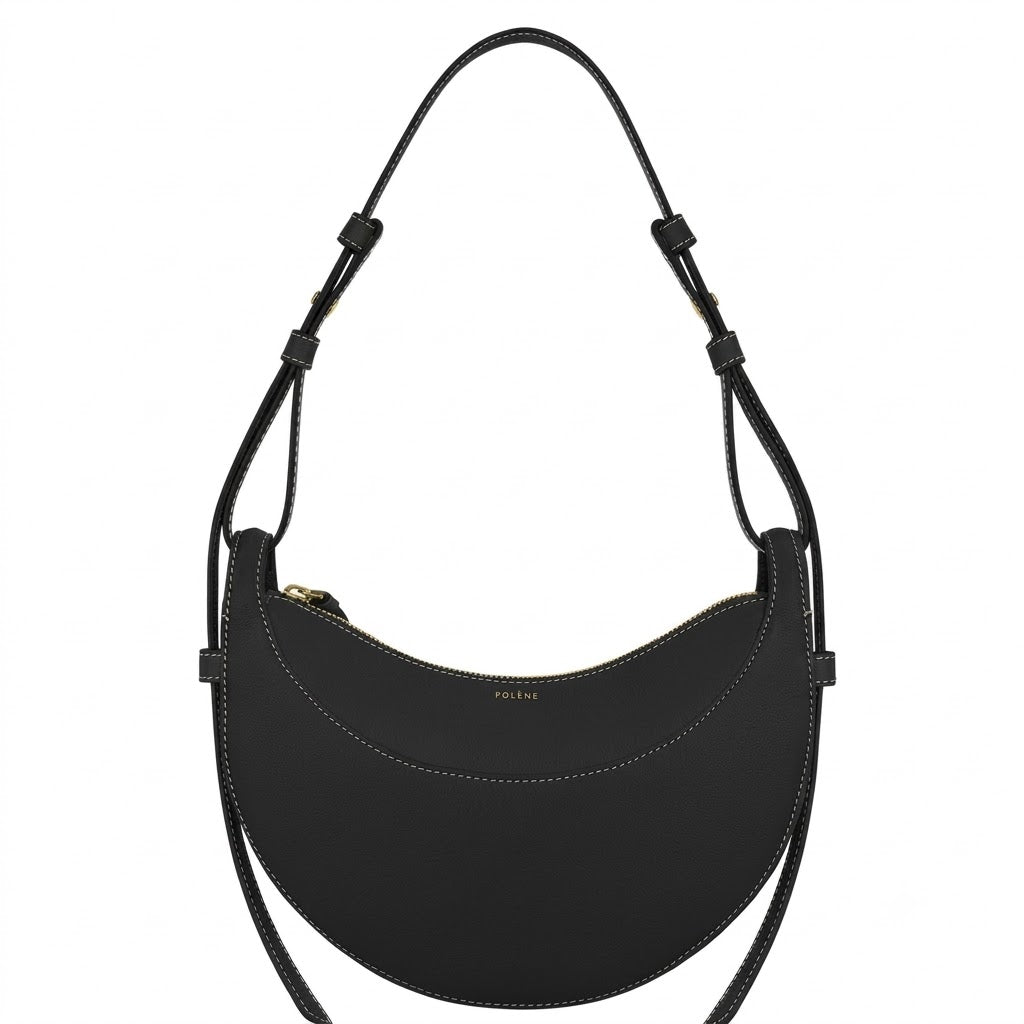 Polène Numéro Dix Shoulder Bag – Genuine Cowhide Leather